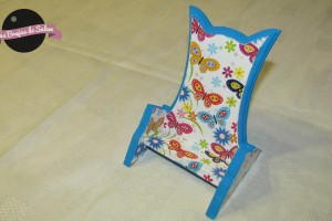 Porta celular silla mariposas